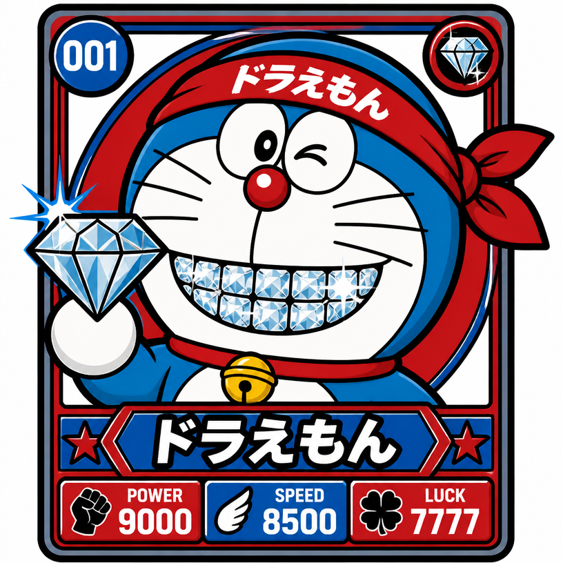 Diamond Paws Emon Trader NFT card